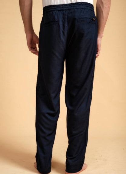 LINEN PANT NAVY