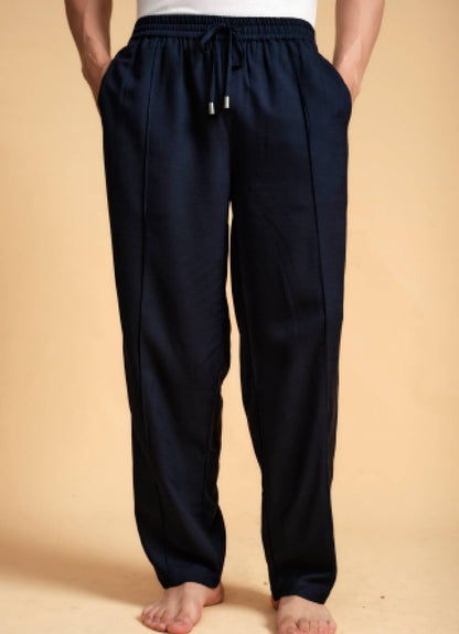 LINEN PANT NAVY