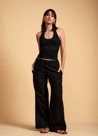 NOVA HALTER CROP TOP INK